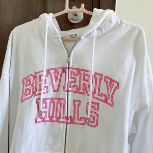 GARAGE Oversized Zippie Hoodie Beverly Hills XS